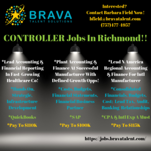 Controller Jobs In Richmond